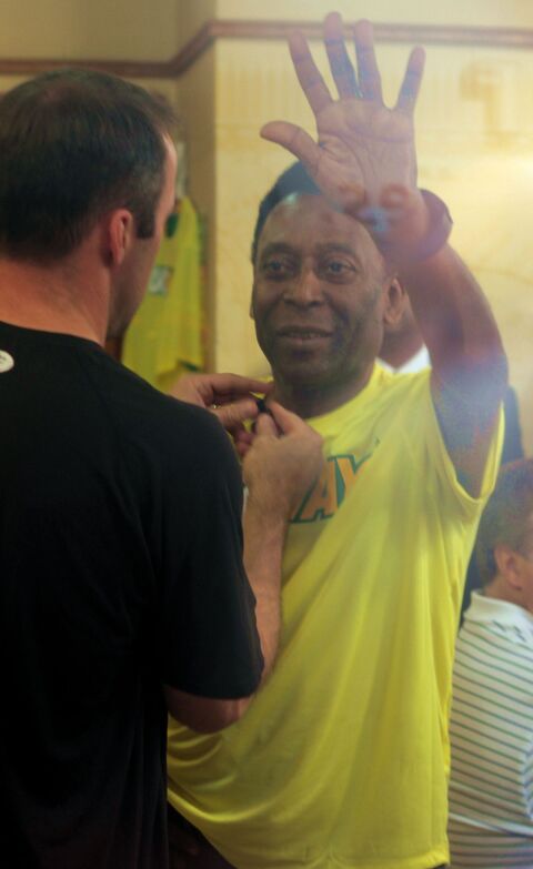 Le roi Pelé (1940 - 2022) Le roi du football Pelé, New York en 2013.